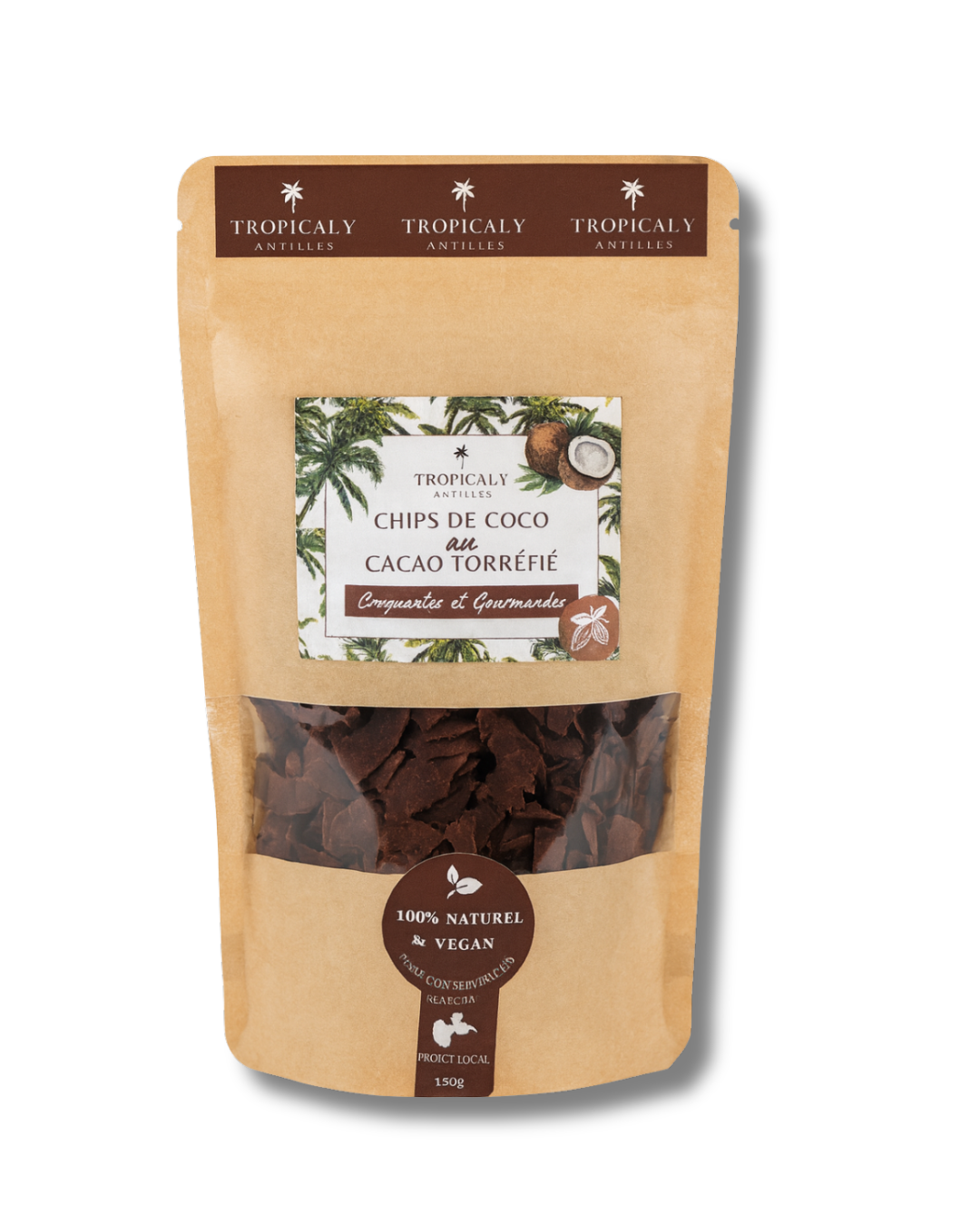 Chips de Coco au Cacao Torréfié 150g
