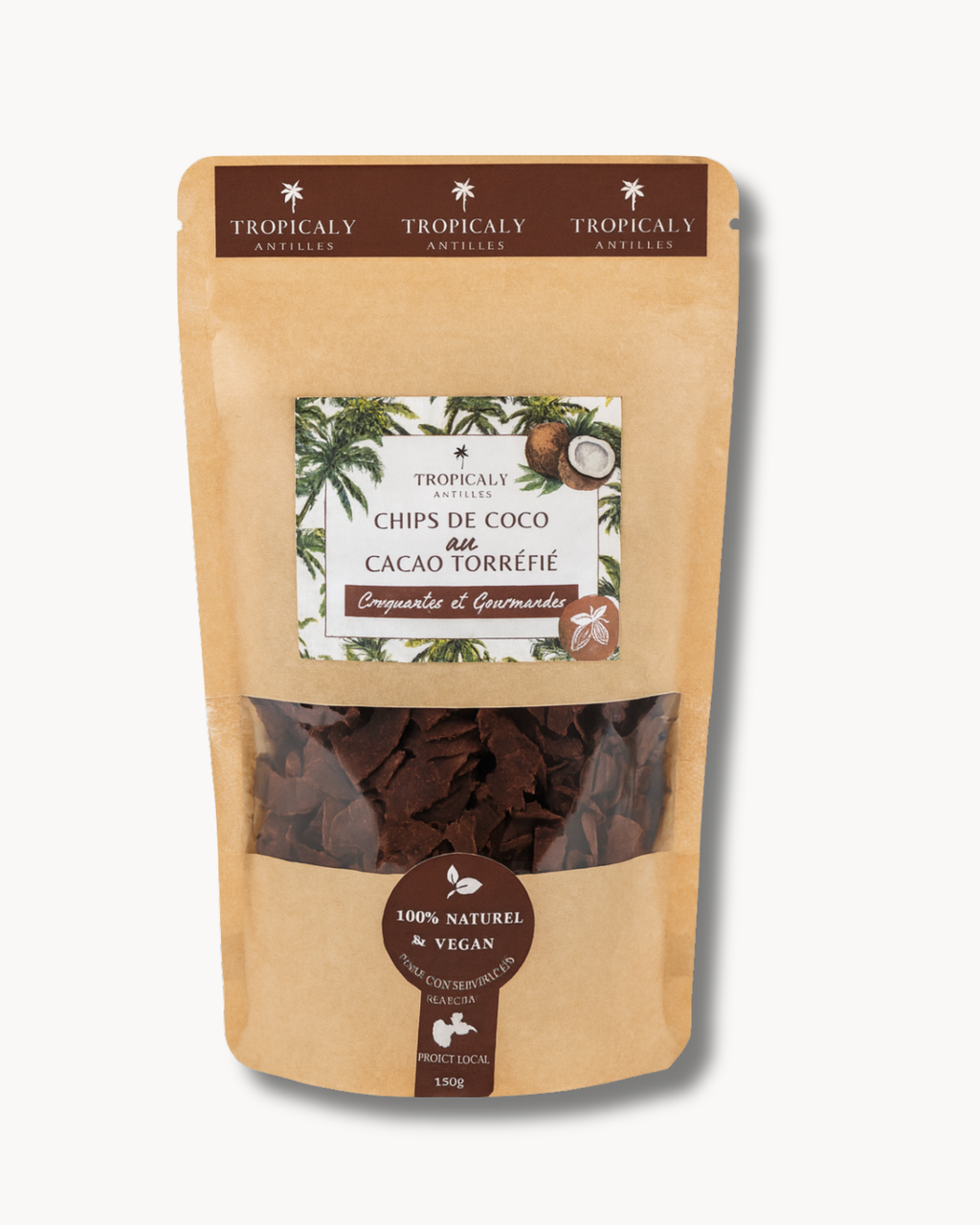 Chips de Coco au Cacao Torréfié 150g