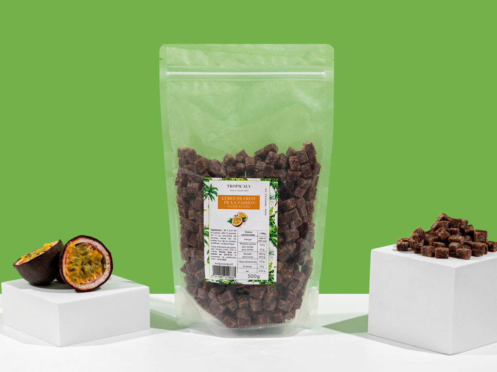 Cubes de Fruit de la Passion Sans Sucre 150g