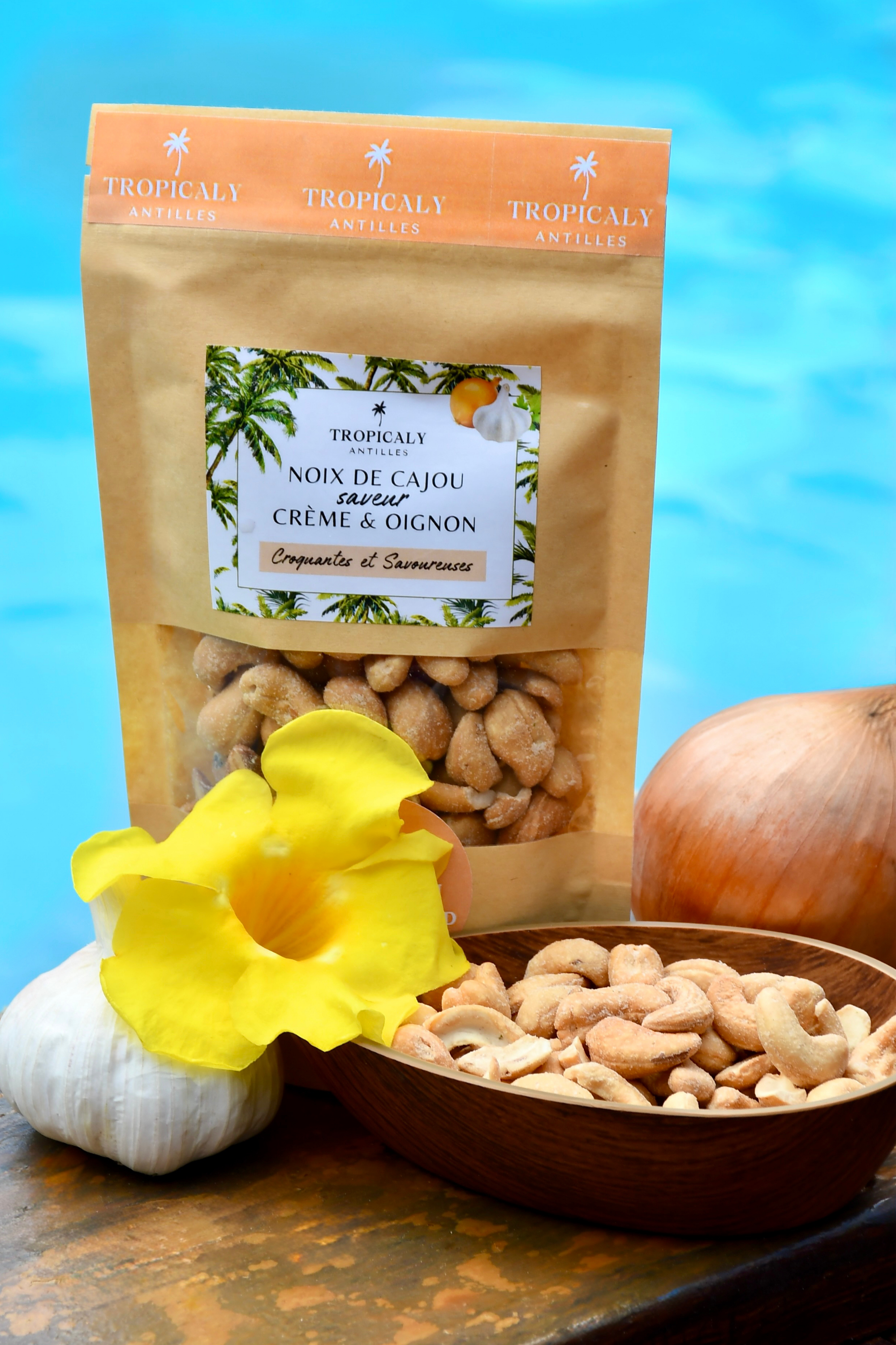 Noix de Cajou saveur Crème & Oignon 150g